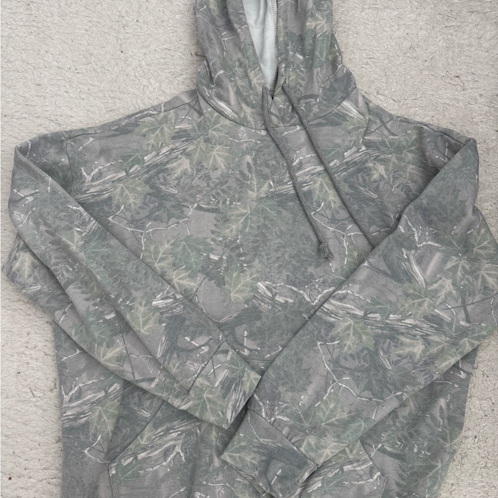 PacSun Green Camouflage Hoodie